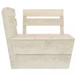 kétszemélyes impregnált lucfenyő kerti raklapkanapé