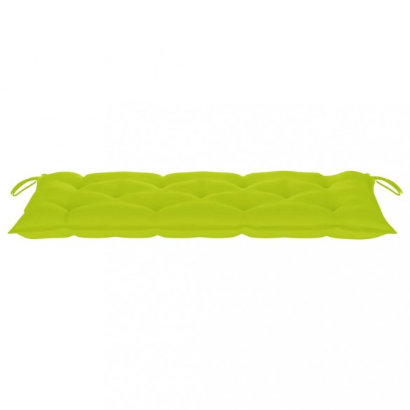 tömör akácfa kerti pad párnával 120 cm