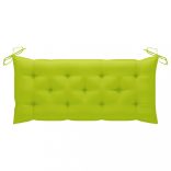 tömör akácfa kerti pad párnával 120 cm