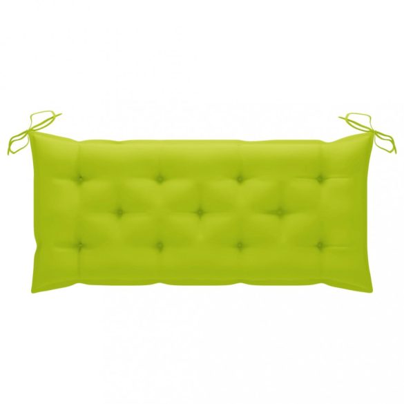 tömör akácfa kerti pad párnával 120 cm