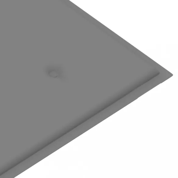 összecsukható bambusz kerti pad párnával 118 cm