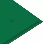 összecsukható bambusz kerti pad párnával 118 cm