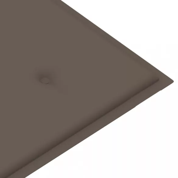 összecsukható bambusz kerti pad párnával 118 cm