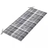 összecsukható bambusz kerti pad párnával 118 cm