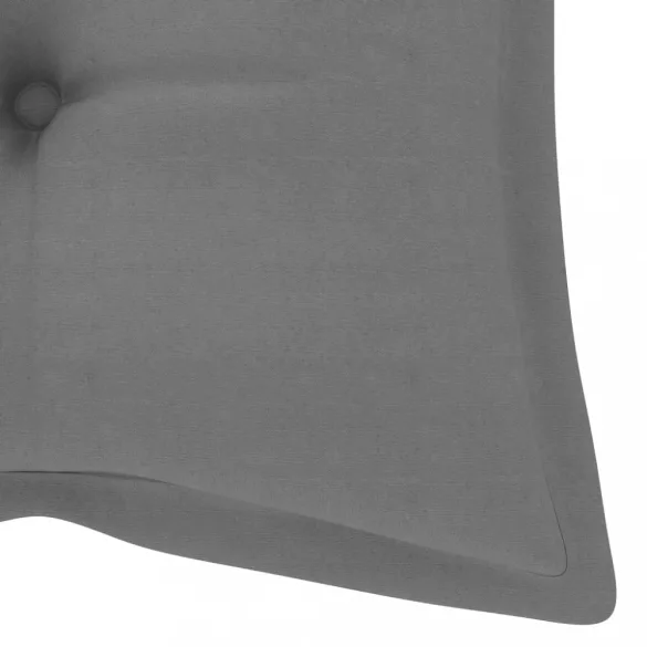 összecsukható bambusz kerti pad párnával 118 cm
