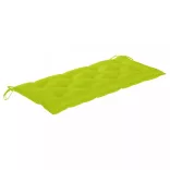 összecsukható bambusz kerti pad párnával 118 cm