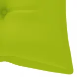 összecsukható bambusz kerti pad párnával 118 cm