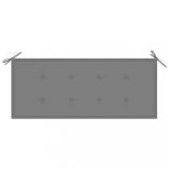 bambusz kerti pad párnával 120 cm