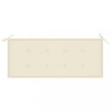 bambusz kerti pad párnával 120 cm