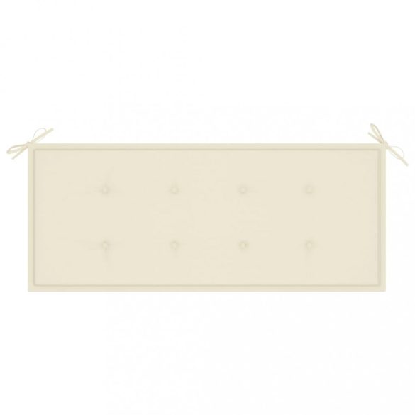 bambusz kerti pad párnával 120 cm