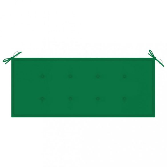 bambusz kerti pad párnával 120 cm