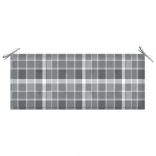 bambusz kerti pad párnával 120 cm