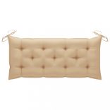 bambusz kerti pad párnával 120 cm