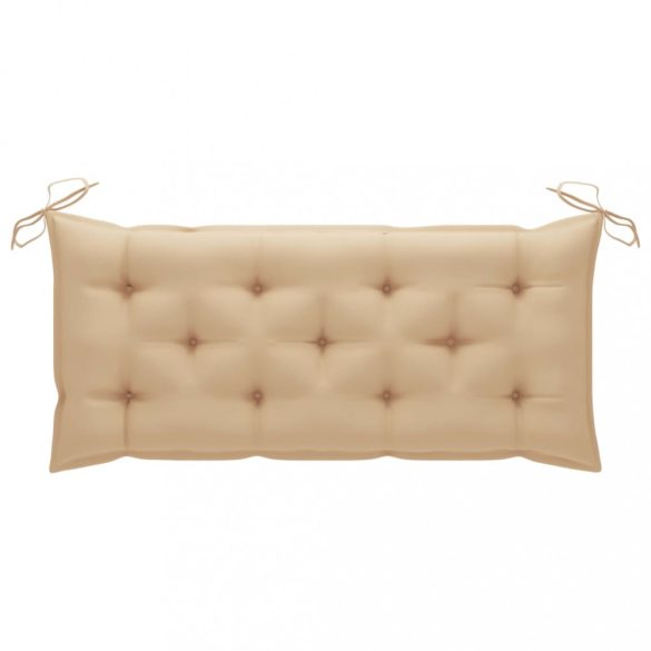 bambusz kerti pad párnával 120 cm