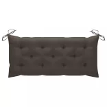 bambusz kerti pad párnával 120 cm
