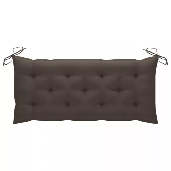 bambusz kerti pad párnával 120 cm