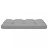 kétszemélyes fekete impregnált fenyőfa raklapkanapé párnákkal