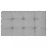 kétszemélyes fekete impregnált fenyőfa raklapkanapé párnákkal