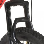 21 sebességes piros mountain bike 27,5 hüvelykes kerékkel 42 cm