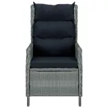 7 részes világosszürke kerti étkezőgarnitúra