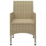 9 részes bézs kerti étkezőgarnitúra