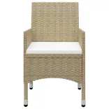 11 részes bézs kerti étkezőgarnitúra