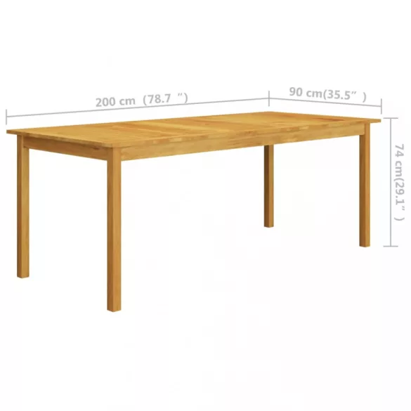 7 részes szürke kerti étkezőgarnitúra