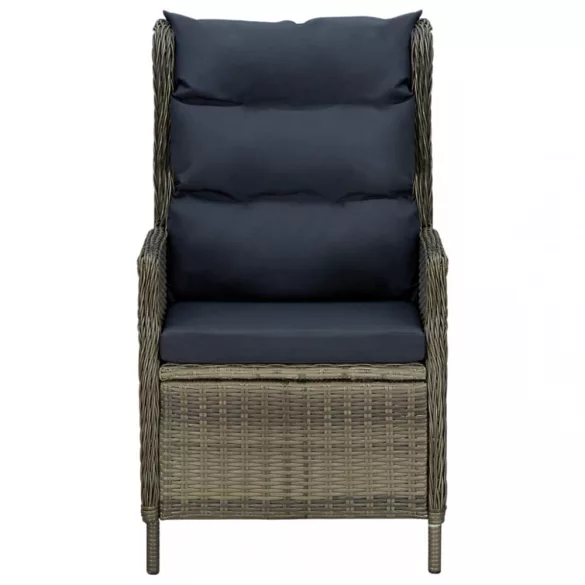 9 részes barna kerti étkezőgarnitúra