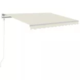 krémszínű automata napellenző 300 x 250 cm