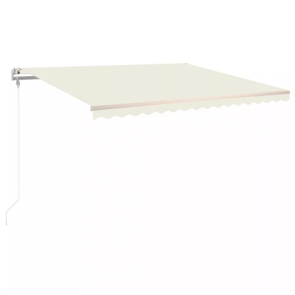 krémszínű automata napellenző 450 x 300 cm