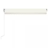 krémszínű automata napellenző 450 x 300 cm