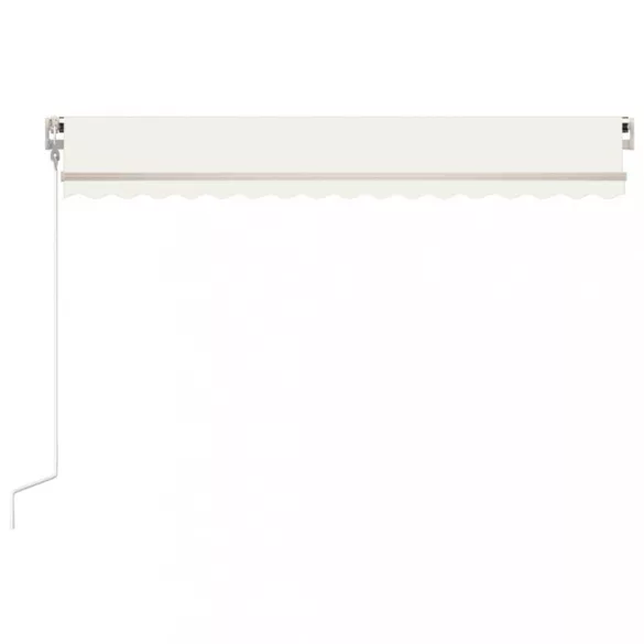 krémszínű automata napellenző 450 x 300 cm