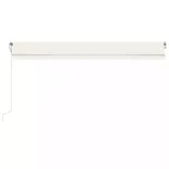 krémszínű automata napellenző 500x300 cm