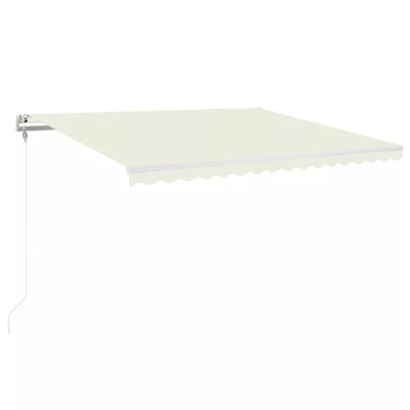 krémszínű automata napellenző 400 x 350 cm