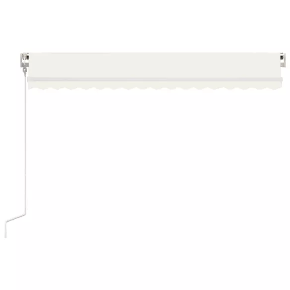 krémszínű automata napellenző 400 x 350 cm