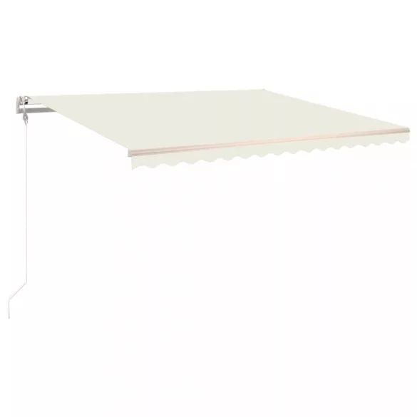 krémszínű automata napellenző 450 x 350 cm