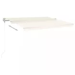 krémszínű automata napellenző 450 x 350 cm