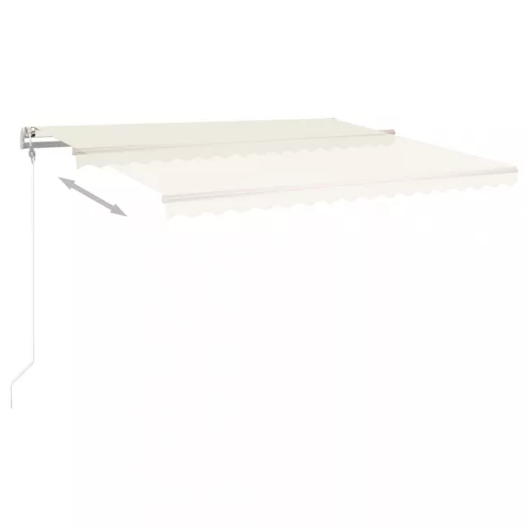 krémszínű automata napellenző 450 x 350 cm