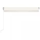 krémszínű automata napellenző 450 x 350 cm