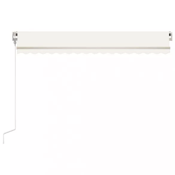 krémszínű automata napellenző 450 x 350 cm