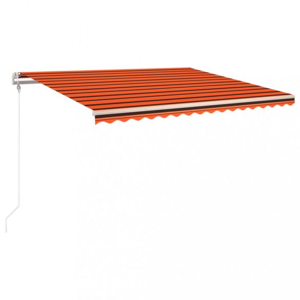 narancssárga és barna automata napellenző 450 x 350 cm