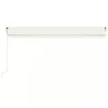 krémszínű automata napellenző 500 x 350 cm