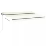 krémszínű automata napellenző 350 x 250 cm