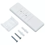 sárga és fehér automata napellenző 500x300 cm