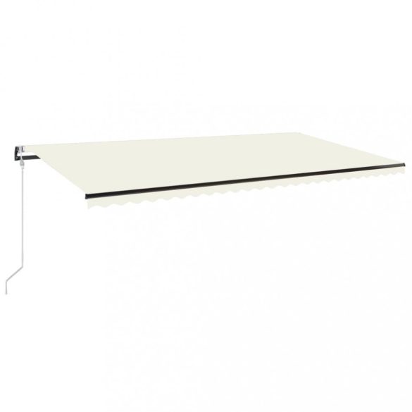 krémszínű automata napellenző 600 x 350 cm