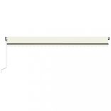 krémszínű automata napellenző 600 x 350 cm