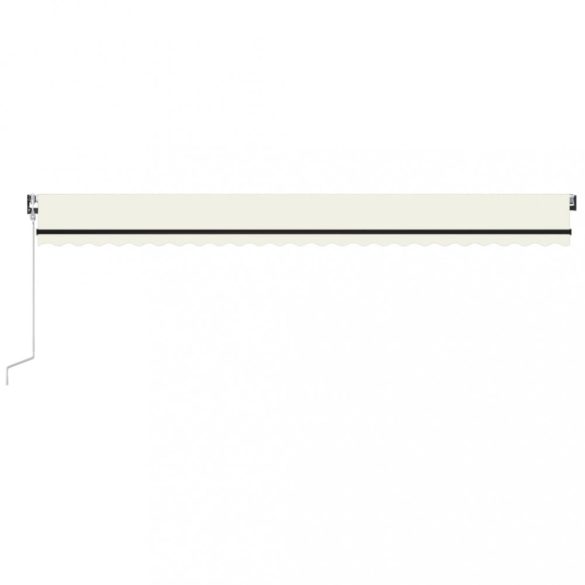 krémszínű automata napellenző 600 x 350 cm