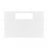 2 db fehér ablakos pavilonfal