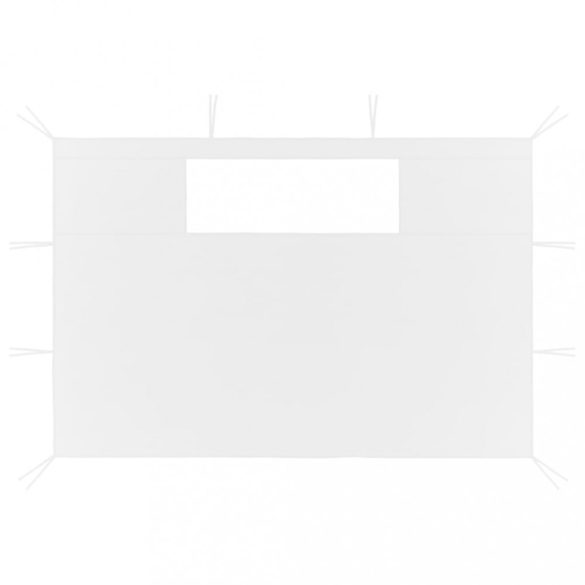 2 db fehér ablakos pavilonfal