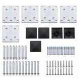 barna WPC kerítéspanelszett 699 x 146 cm